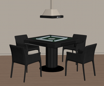 Modern Mahjong Tables And Chairs-ID:726686952
