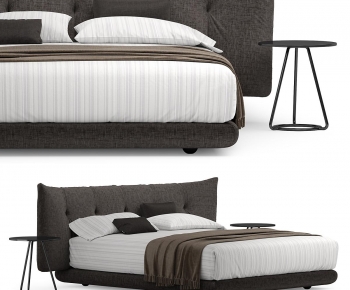 Modern Double Bed-ID:304117924