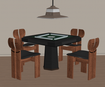 Modern Mahjong Tables And Chairs-ID:742419969