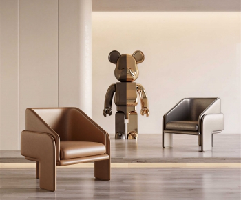Modern Single Sofa-ID:690049897