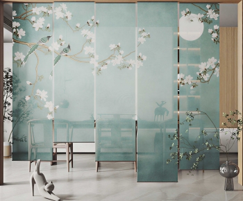New Chinese Style Door Curtain-ID:762684114