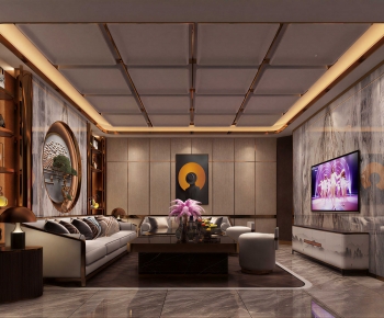 Modern A Living Room-ID:895114903