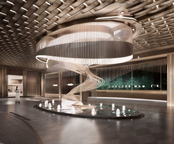 Modern Exhibition Hall-ID:311137918