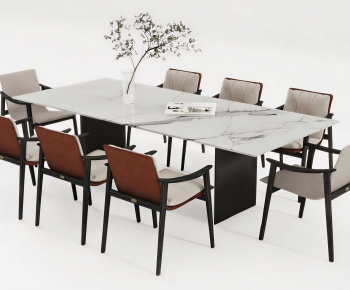 Modern Dining Table And Chairs-ID:741755964