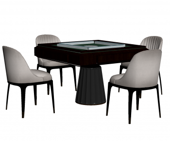 Modern Mahjong Tables And Chairs-ID:922733071