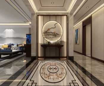 New Chinese Style Hallway-ID:142505885