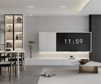 Modern A Living Room-ID:705219035