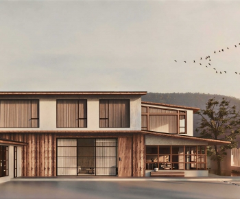 Modern Building Appearance-ID:161529065