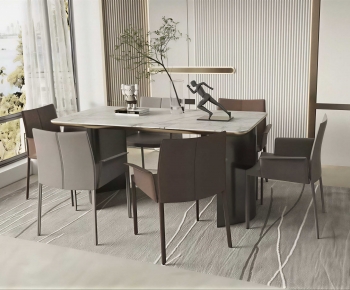 Modern Dining Table And Chairs-ID:697892901