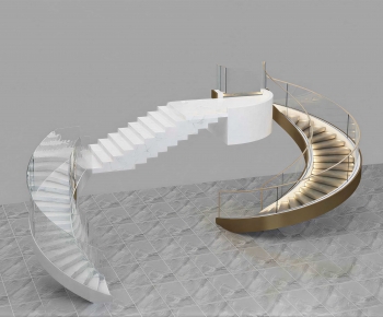 Modern Rotating Staircase-ID:401714096