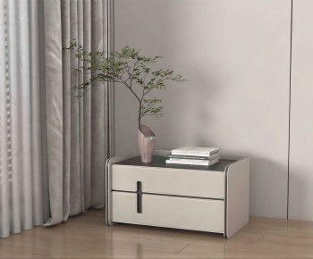 New Chinese Style Bedside Cupboard-ID:844182016