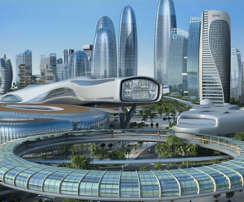 Modern Appearance Of Commercial Building-ID:936136964