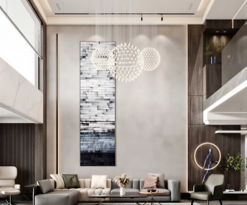 Modern A Living Room-ID:719513895
