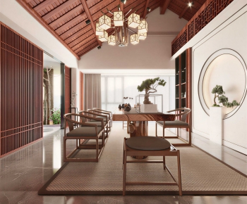 New Chinese Style Tea House-ID:195811035