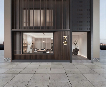 Modern Facade Element-ID:690579461