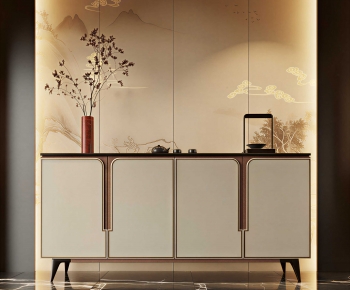 New Chinese Style Entrance Cabinet-ID:341254006