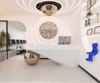 Modern Reception Desk-ID:333862078
