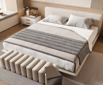Modern Double Bed-ID:161277064