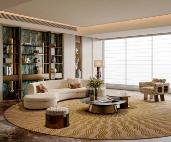 Modern A Living Room-ID:785540106