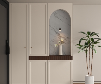 French Style Entrance Cabinet-ID:693011055