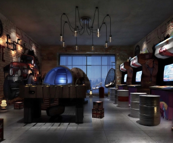 Industrial Style Game Hall-ID:597810743