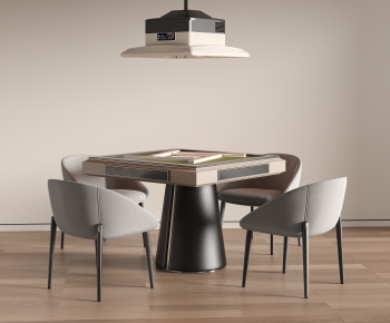 Modern Mahjong Tables And Chairs-ID:572236065