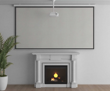 Modern Fireplace-ID:854969068