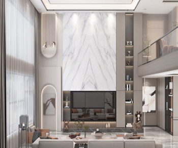 Modern A Living Room-ID:118371011