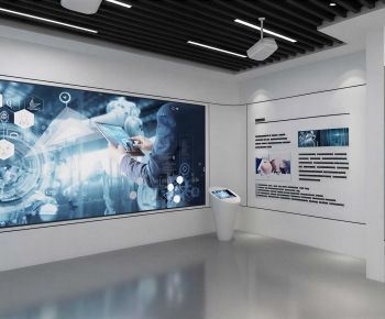 Modern Exhibition Hall-ID:256808047