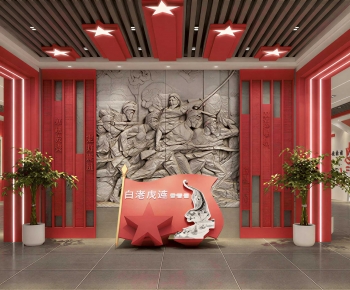 New Chinese Style Exhibition Hall-ID:334357021
