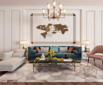 Modern A Living Room-ID:947356945