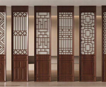 New Chinese Style Wooden Screen Partition-ID:243210082