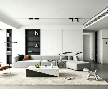 Modern A Living Room-ID:287667046