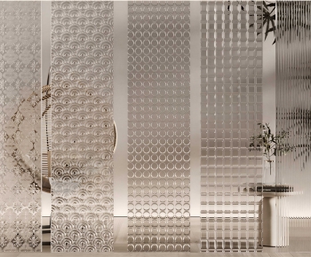 Modern Glass Screen Partition-ID:821302895