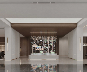 Modern Office Reception Desk-ID:709018952