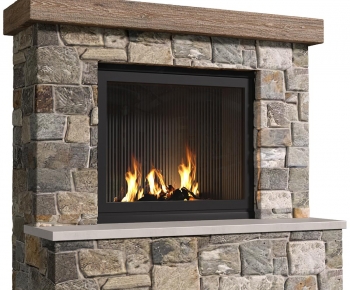 Modern Fireplace-ID:524455073