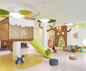 Modern Children's Reading Room-ID:464479937