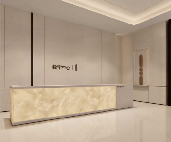 Modern Office Reception Desk-ID:104152924
