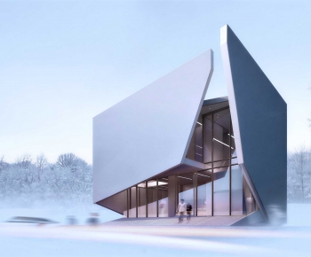 Modern Building Appearance-ID:585427052