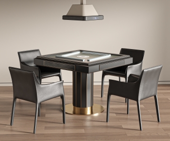 Modern Mahjong Tables And Chairs-ID:646395928