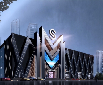 Modern Building Appearance-ID:332932953