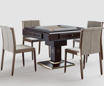 Modern Mahjong Tables And Chairs-ID:789608002