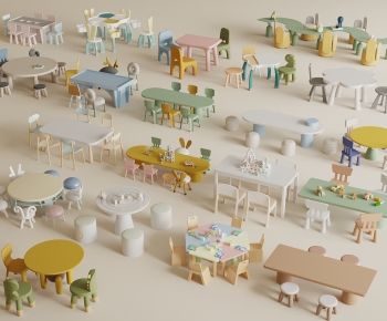 Modern Children's Table/chair-ID:766294002