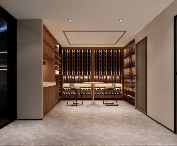 New Chinese Style Wine Cellar/Wine Tasting Room-ID:365798951