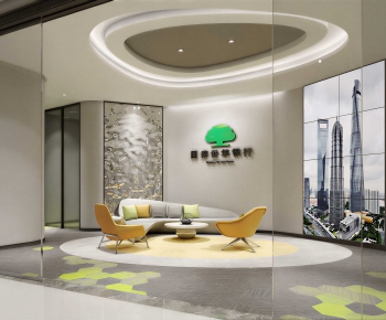 Modern Office Reception Desk-ID:576092004