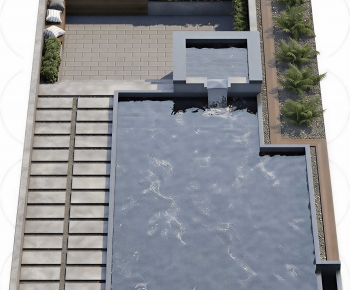 New Chinese Style Courtyard/landscape-ID:728704934