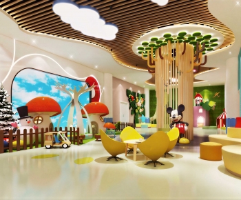 Modern Children's Playroom-ID:876912123