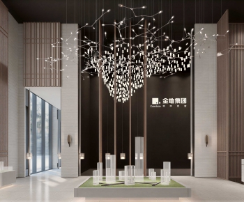 New Chinese Style Office Reception Desk-ID:417380096