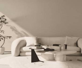 Modern Three-seat Sofa-ID:861332891