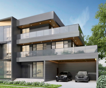 Modern Villa Appearance-ID:909780987